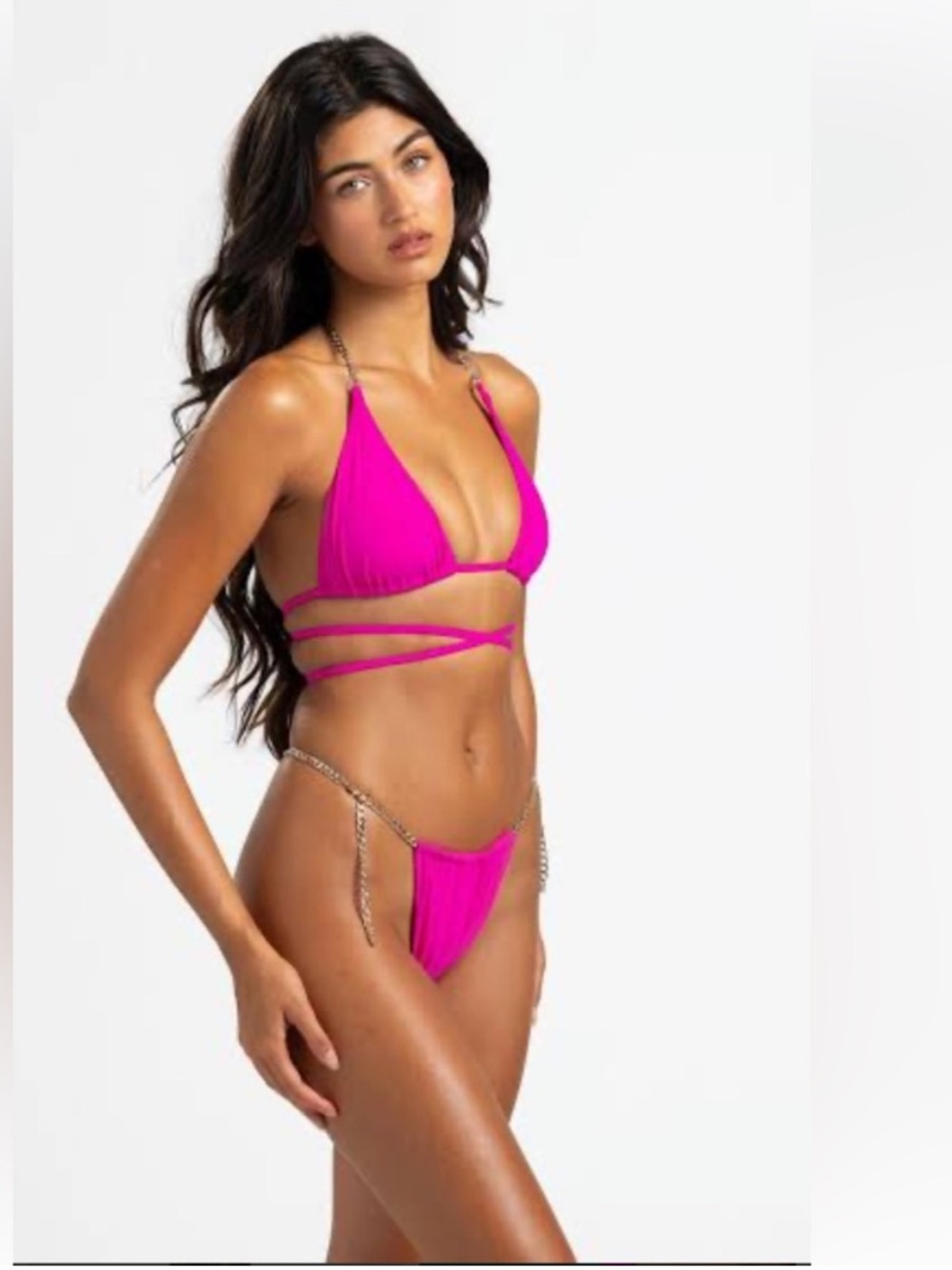 🔥 hot hot hot NWT beach bunny bikini TOP ONLY Brooklyn XL